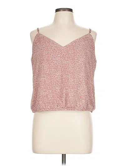 Pre-owned Nine Britton Sleeveless Top Red Sweetheart Neckline Tops