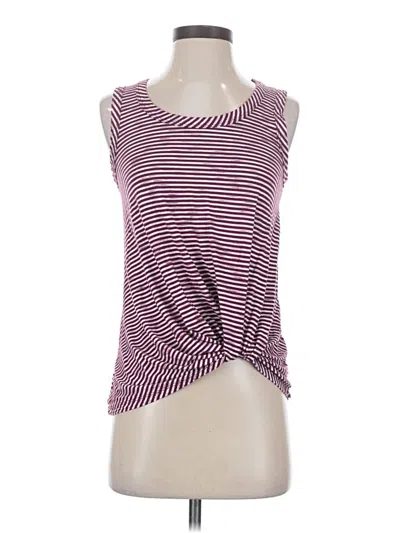 Pre-owned Nine Britton Sleeveless T-shirt In Burgundy