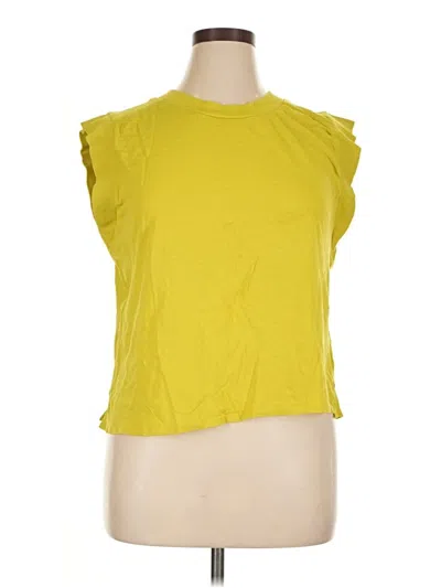 Pre-owned Nine Britton Sleeveless T-shirt In Yellow