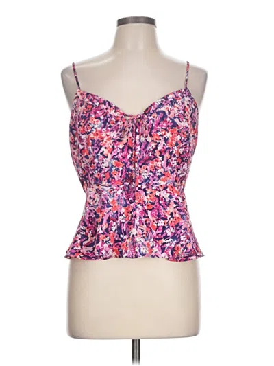 Pre-owned Nine Britton Tank Top Pink Strapless Neckline Tops