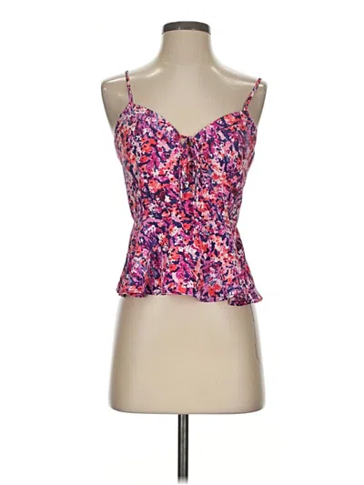 Pre-owned Nine Britton Tank Top Pink Sweetheart Neckline Tops