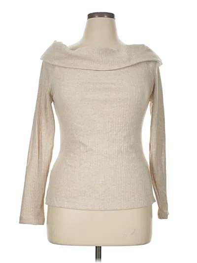 Pre-owned Nine Britton Turtleneck Sweater In Ivory