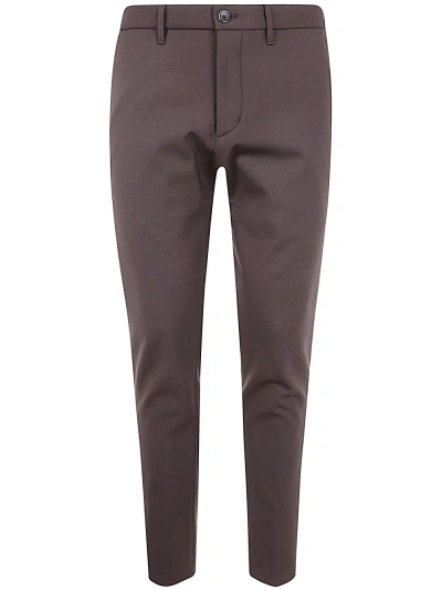 NINE IN THE MORNING EASY CHINO SLIM MAN TROUSERS,9FW24.ES159 CHOCOLATE