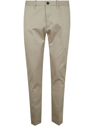 NINE IN THE MORNING EASY CHINO SLIM MAN TROUSERS,9SS25.ES166 GREIGE