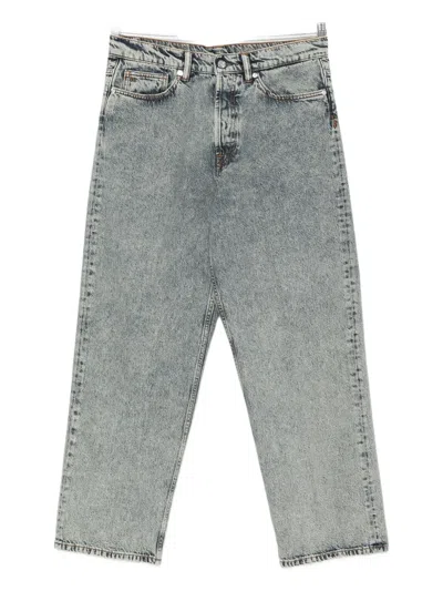 Nine In The Morning Acid-wash Jeans In Blue