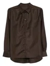 Nine In The Morning Button-fastening Shirt In Brown