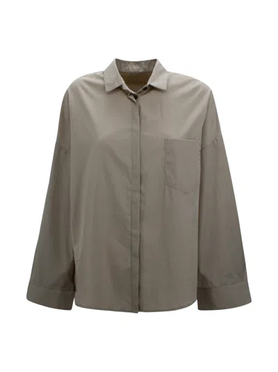 Nine In The Morning Amanda Pocket Shirt In Gray