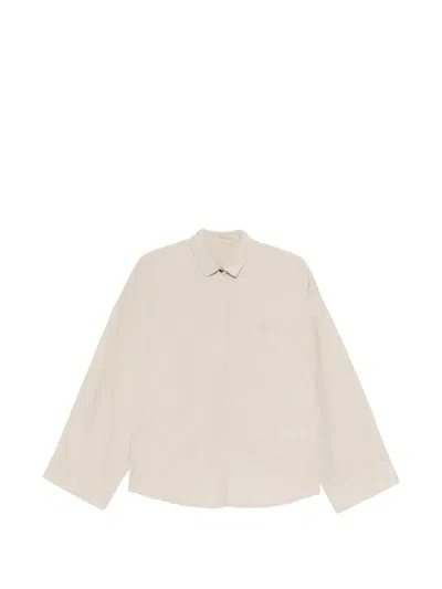 Nine In The Morning Amanda Pocket Shirt In Neutral