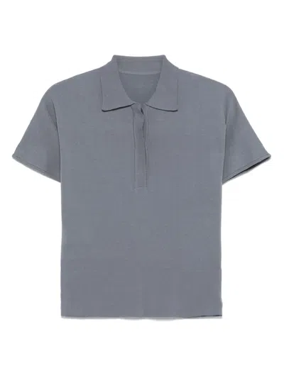 Nine In The Morning Angelina Polo Top In Grey