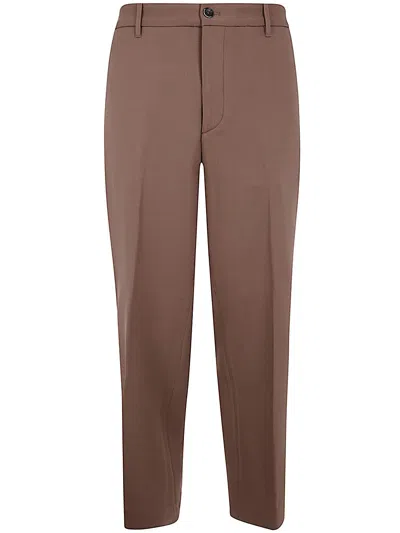 Nine In The Morning Apollon Baggy Man Trousers In Beige