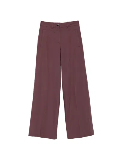Nine In The Morning Astrid Pocket Trousers In Brown