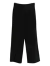 Nine In The Morning Asymmetric Trousers In Black