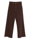 Nine In The Morning Audrey Palace High Waist T.v. In Brown
