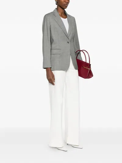 Nine In The Morning Bella Blazer In Gray