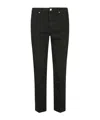 Nine In The Morning Classic Black Straight Leg Jeans In Black