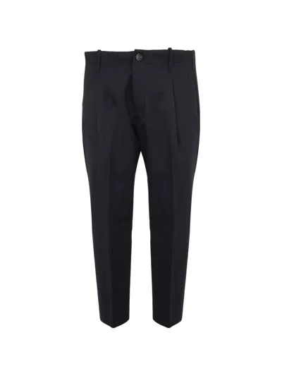 Nine In The Morning Belt-loop Trousers In Blue