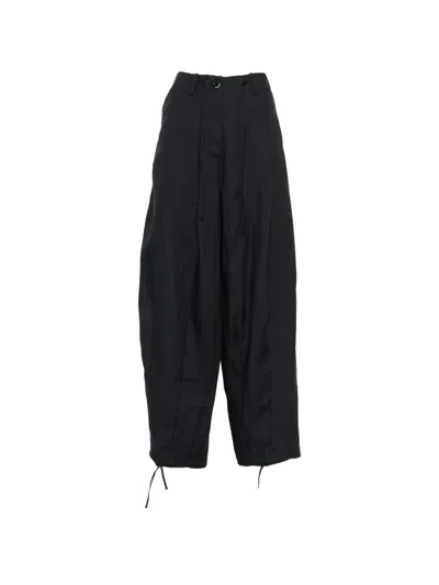 Nine In The Morning Belt-loops Palazzo Pants In Blue