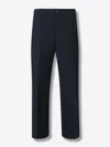 Nine In The Morning Button-fastening Cotton Trousers In Black