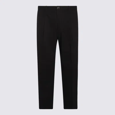 NINE IN THE MORNING BLACK COTTON PANTS