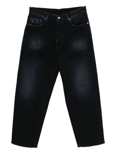 NINE IN THE MORNING BLACK DISTRESSED JEANS WITH FIT
