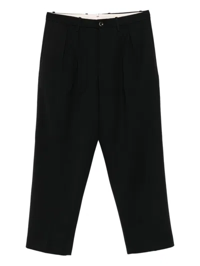 NINE IN THE MORNING NINE IN THE MORNING BLACK PLEATED TROUSERS
