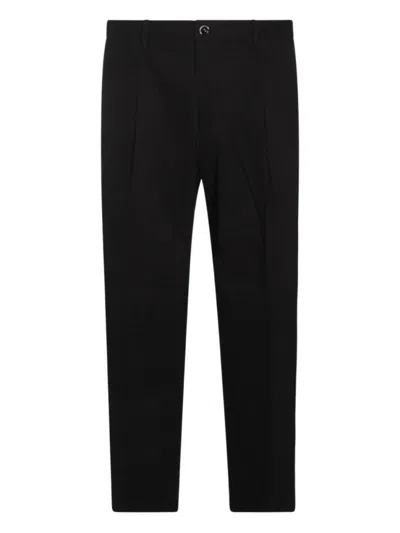 NINE IN THE MORNING MEN BLACK STRAIGHT-LEG TROUSERS, 30 LUXURY PANTS FOR MEN DARVEYS