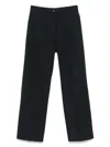Nine In The Morning Magda Straight-leg Trousers In Blue