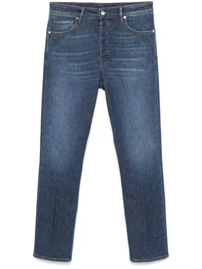 Nine In The Morning Blue Denim Jeans With Classic Five-pocket Design