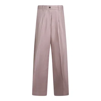 Nine In The Morning High-rise Tailored Trousers In Pink