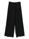Nine In The Morning Butoon-fastening Pleated Trousers In Black