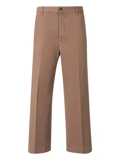 NINE IN THE MORNING BUTTON-FASTENING COTTON TROUSERS