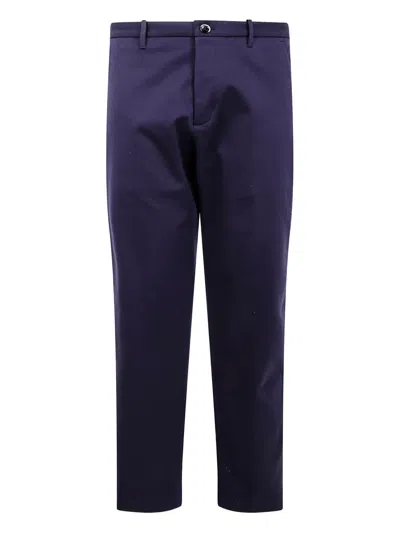 NINE IN THE MORNING BUTTON-FASTENING COTTON TROUSERS