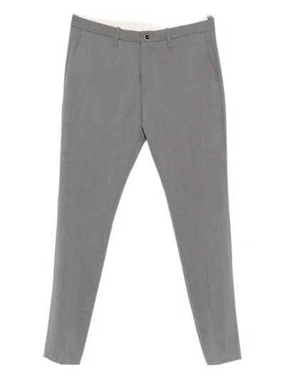 Nine In The Morning Button-fastening Trousers In Gray