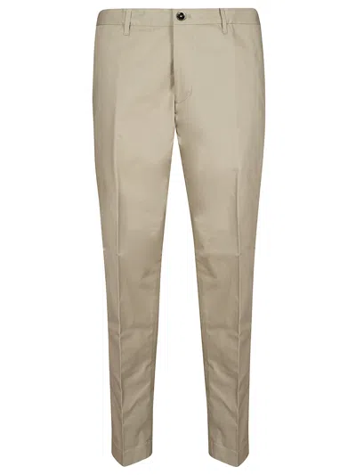 Nine In The Morning Button Fastening Trousers With Back Pockets In Gray