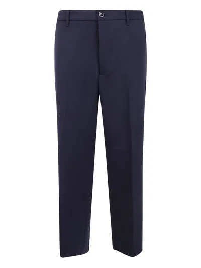 NINE IN THE MORNING BUTTON-FASTENING WOOL TROUSERS