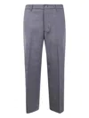 Nine In The Morning Button-fastening Wool Trousers In Blue