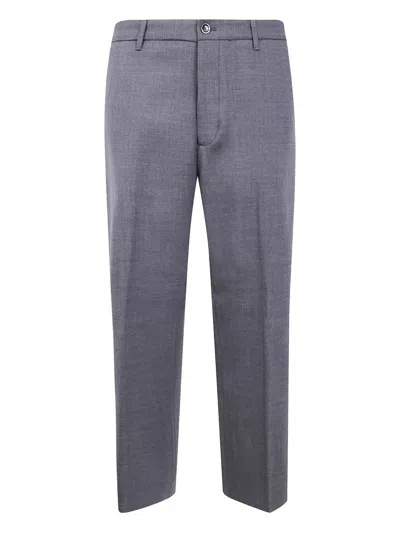 NINE IN THE MORNING BUTTON-FASTENING WOOL TROUSERS