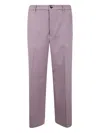 Nine In The Morning Button-fastening Wool Trousers In Pink