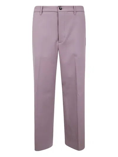 NINE IN THE MORNING BUTTON-FASTENING WOOL TROUSERS