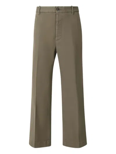 NINE IN THE MORNING BUTTON-FLY COTTON TROUSERS