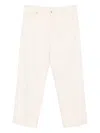 Nine In The Morning Button-fly Trousers In White