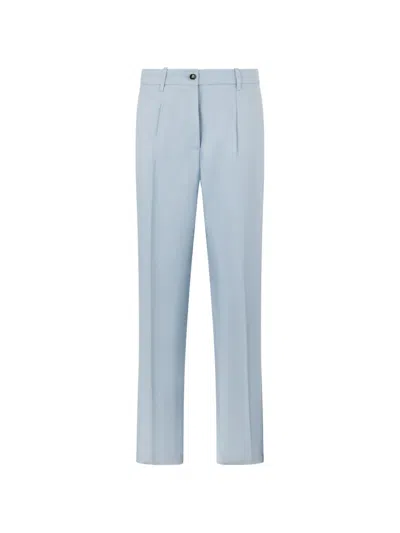 Nine In The Morning Button Trousers In Blue