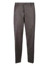 Nine In The Morning Buttoned Straight-leg Trousers In Gray