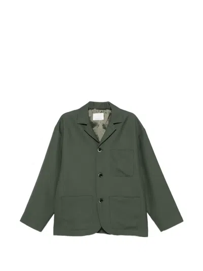 Nine In The Morning Caio Multi-pocket Shirt Jacket In Green