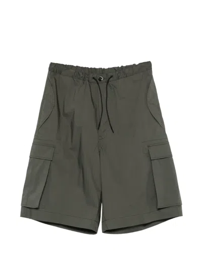 Nine In The Morning Calus Cargo-pocket Shorts In Green
