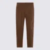 Nine In The Morning Camel Cotton Pants In Brown