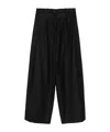 Nine In The Morning Casual Pants With Belt Loops In Black