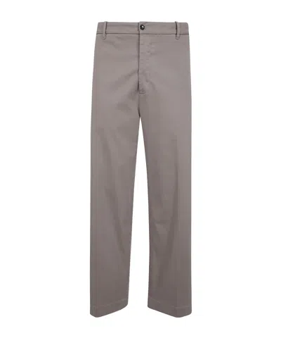 Nine In The Morning Casual Trousers With Belt Loops In Brown