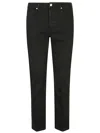 Nine In The Morning Classic Black Straight Leg Jeans In Black