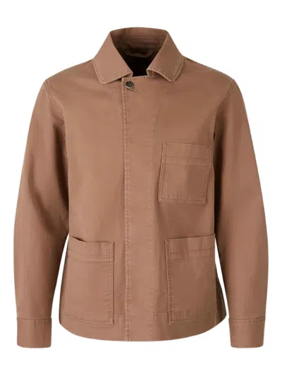 NINE IN THE MORNING CLASSIC-COLLAR SHIRT JACKET